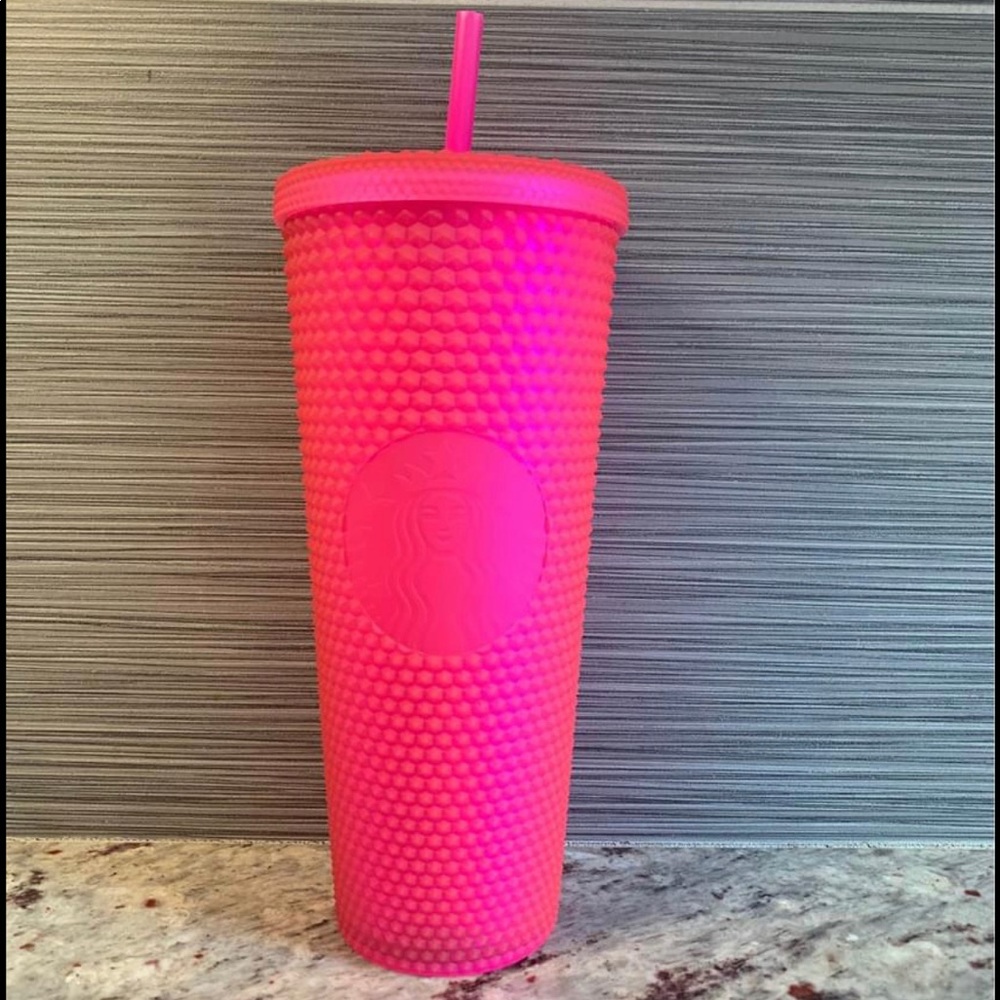 Hot Pink Studded Starbucks Venti Cup